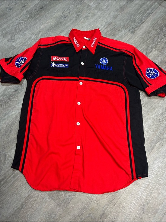 Vintage Yamaha Motul/Michelin pit crew shirt Sz 2XL